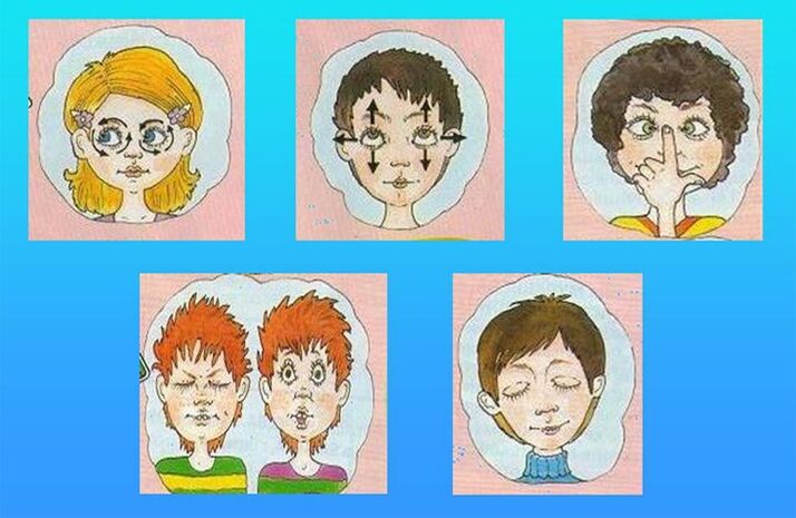 Eye exercises to restore vision